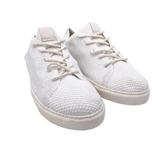 Nisolo Women's Go-To Eco Knit Sneaker White Size 9.5